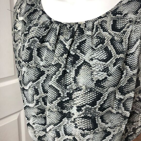 Aidan Mattox Snakeskin Dress Size 6 Cocktail Party - Picture 3 of 7